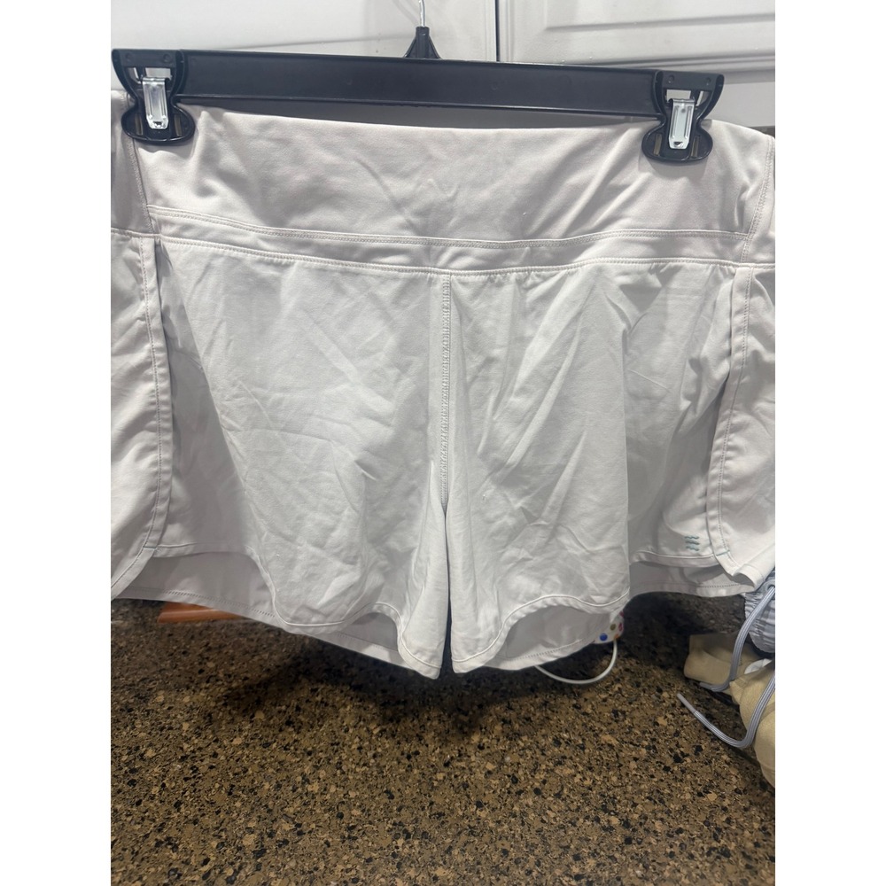 Free‎ Fly Women XXL Pull-On Bamboo Performance Shorts Light Gray Zipper Pocket